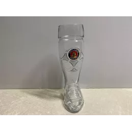 BOTTE  PAULANER  50CL FOOT  AVEC DES CRAMPONS