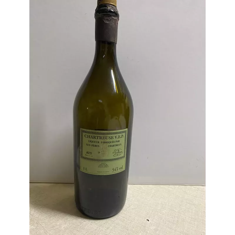 BOUTEILLE CHARTEUSE  1L  VIDE  ANNEE 2011