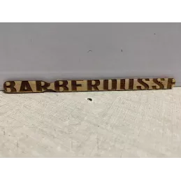 TOUILLETTE  CHARTREUSE EN BOIS  LONGUEUR 15CM