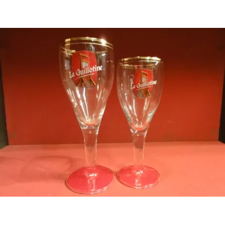 2 VERRES  LA GUILLOTINE 25CL