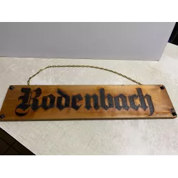 PETITE ENSEIGNE  RODENBACH EN BOIS 52CM X12CM