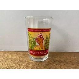 1 VERRE RHUM  MARTINIQUE  HT 9.80CM