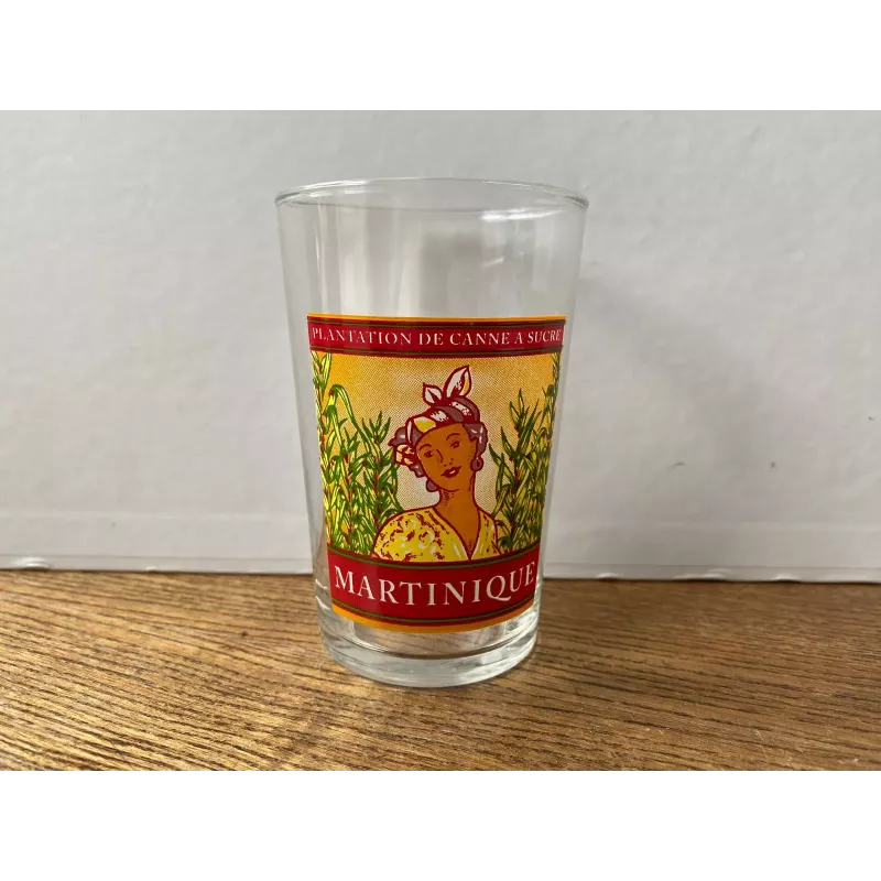 1 VERRE RHUM  MARTINIQUE  HT 9.80CM