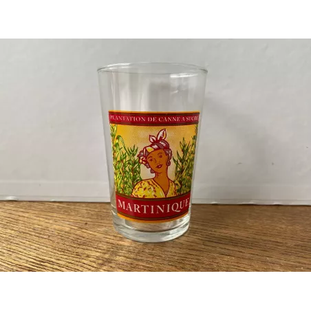 1 VERRE RHUM  MARTINIQUE  HT 9.80CM