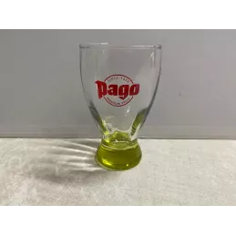 6 VERRES PAGO 20CL HT 11.70CM   PIED JAUNE