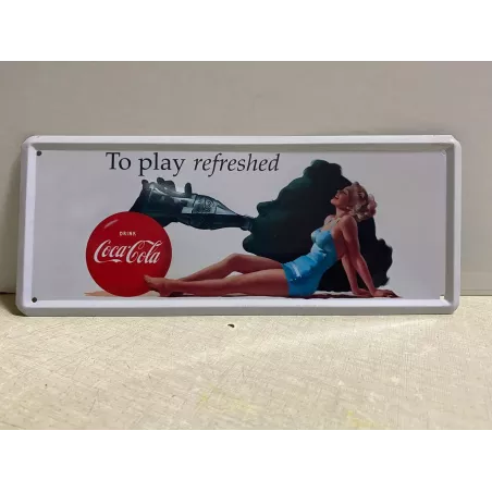 TOLE COCA-COLA  27CM X11CM