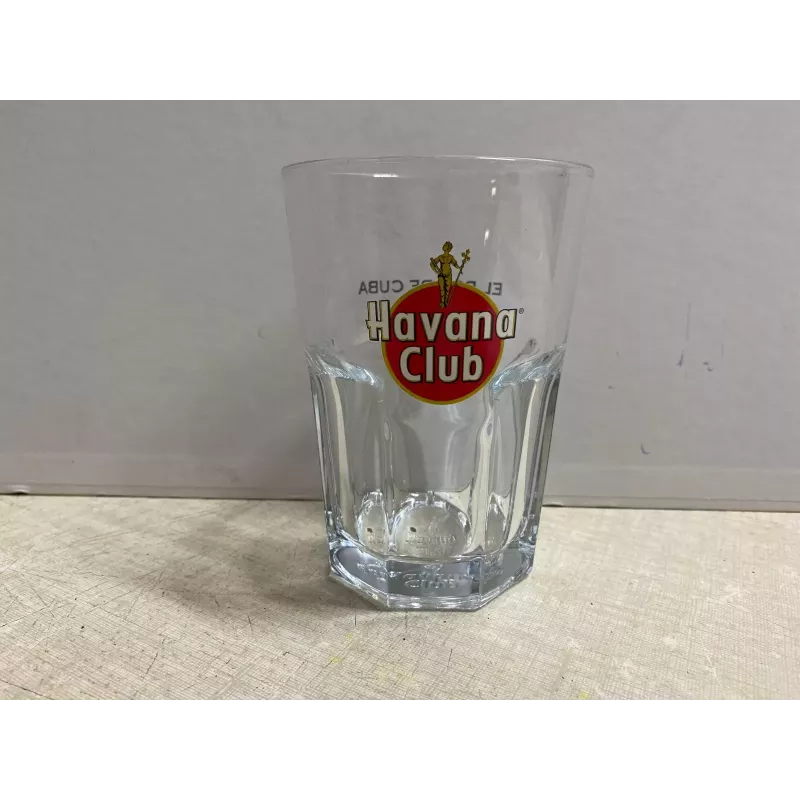 5 VERRES HAVANA CLUB HT 12CM