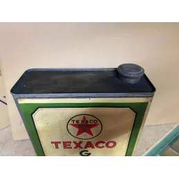 BIDON HUILE TEXACO  HT 28CM   22.50CM X8.70CM