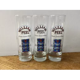 3 VERRES WILLIAM PEEL 17CL  HT 15.20CM