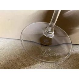 5 VERRES  CHAMPAGNE LANSON 20CL HT 21.70CM