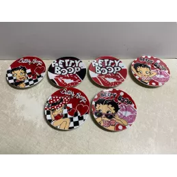 6 TASSES A CAFE BETTY BOOP +6 SOUS TASSES