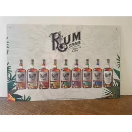 TOLE RHUM  30CM X20CM