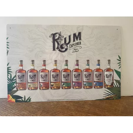 TOLE RHUM  30CM X20CM