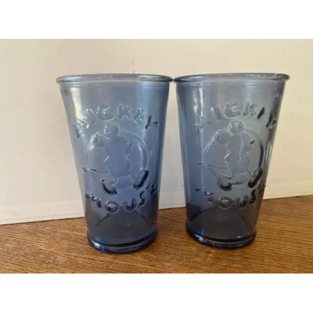 2 VERRES MICKEY  MOUSE  HT 12.50CM
