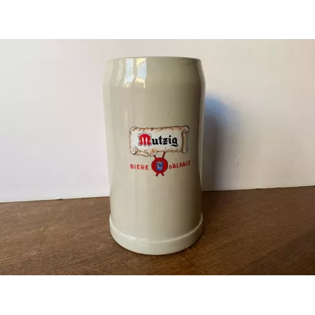 CHOPE MUTZIG  yeux blancs 1 LITRE HT 18.60CM