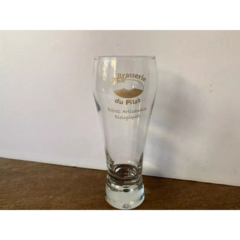 1 VERRE LA BRASSERIE DU PILAT  25CL HT 18CM   VERRE FRANCAIS