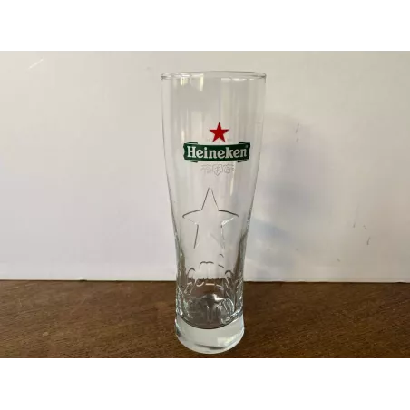 6 VERRES HEINEKEN  STAR 25CL HT 18.30CM