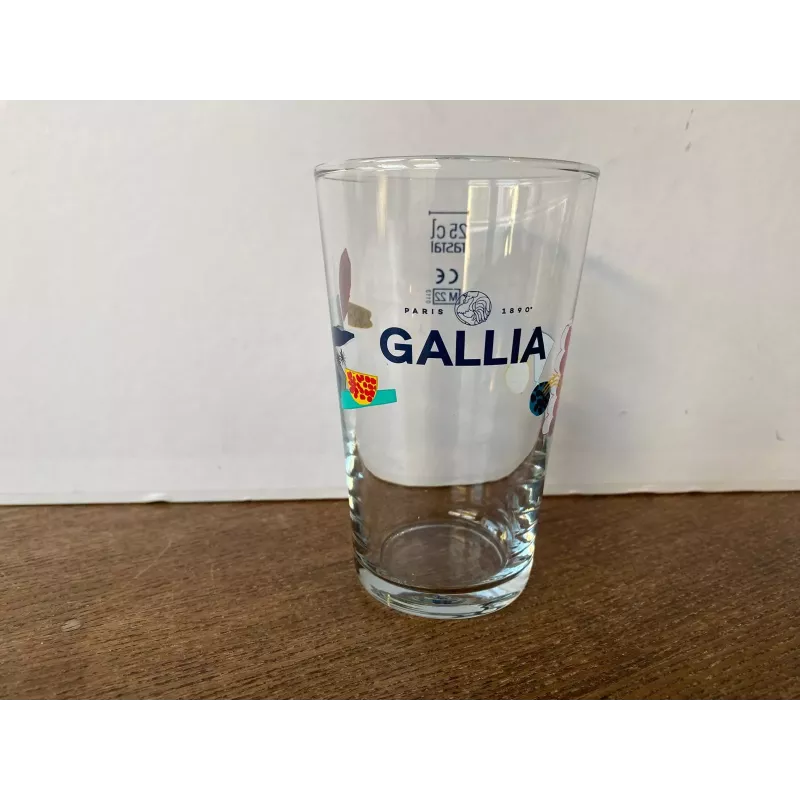 6 VERRES  GALLIA  25CL HT 11.80CM