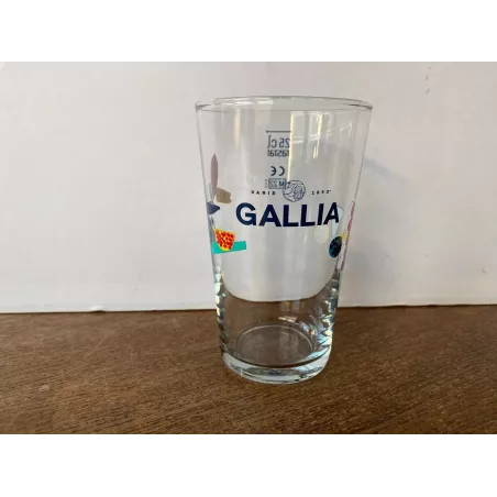 6 VERRES  GALLIA  25CL HT 11.80CM