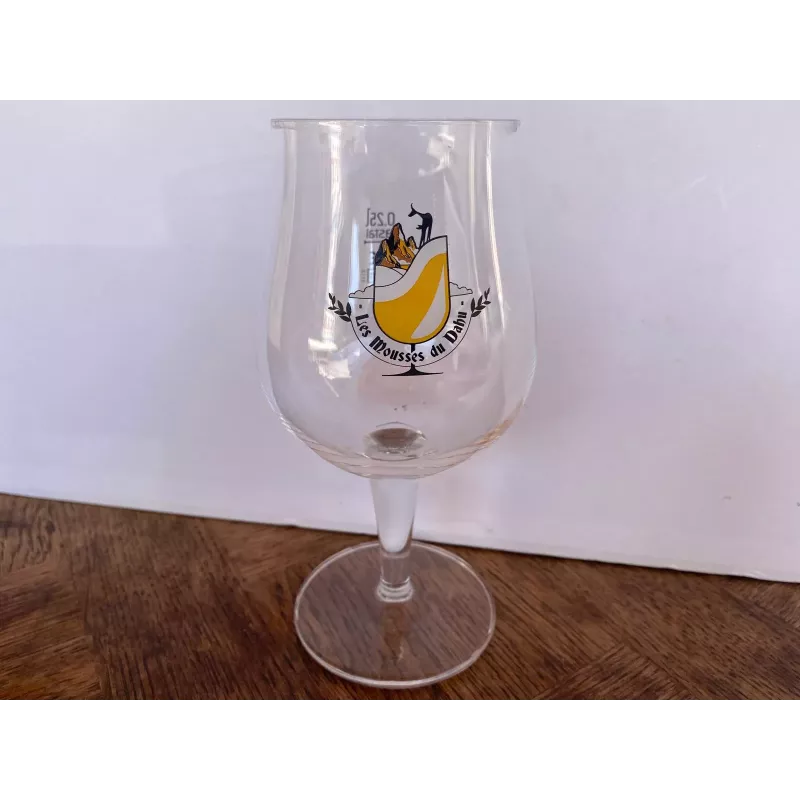 6 VERRES  LES MOUSSES DU DAHU  25CL  HT 17CM   SAVOIE COURCHEVEL