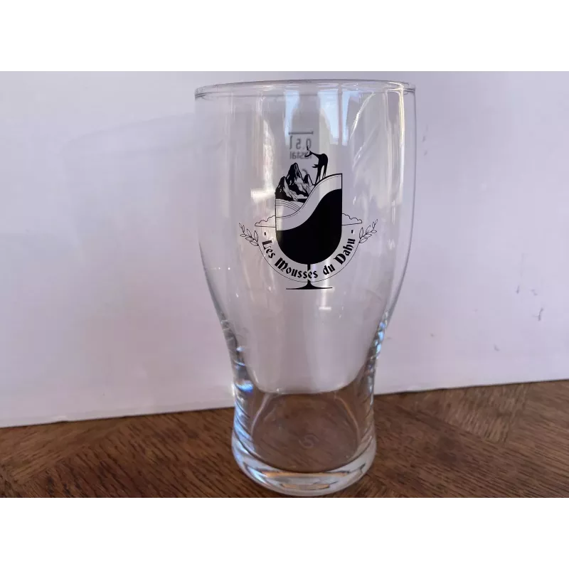 6 VERRES  LES MOUSSES DU DAHU  50CL HT 16CM