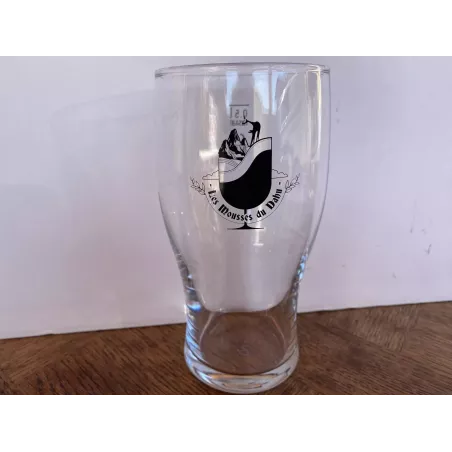 6 VERRES  LES MOUSSES DU DAHU  50CL HT 16CM