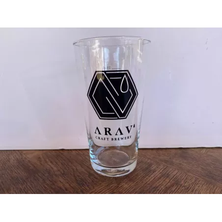 6 VERRES  ARAV' 25CL  HT 13.50CM   BRASSERIE DE L'ISERE