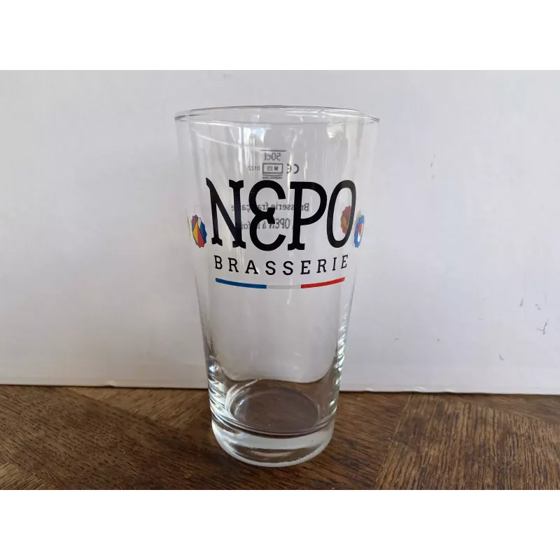6 VERRES  NEPO 50CL  HT 16CM  BRASSERIE FRANCAISE
