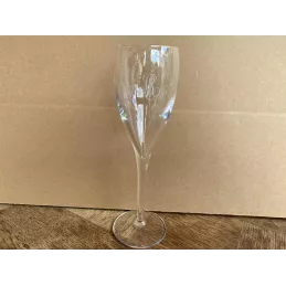 6 FLUTES CHAMPAGNE  ROEDERER 10CL  HT 19.20CM