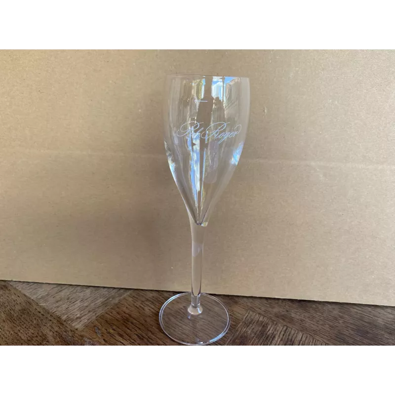 6 FLUTES  CHAMPAGNE  POL ROGER 10CL HT 19.30CM