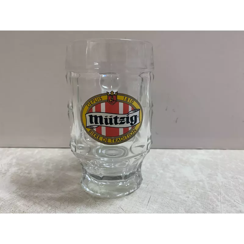 1 CHOPE MUTZIG  25CL HT 13CM
