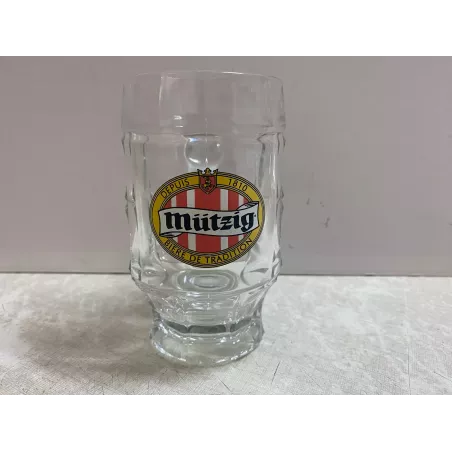 1 CHOPE MUTZIG  25CL HT 13CM