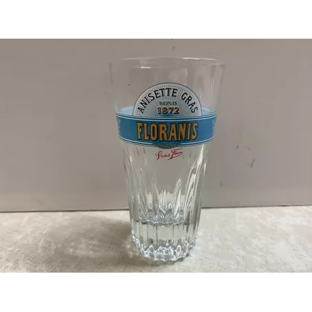 1 VERRE  ANISETTE GRAS  FLORANIS  HT 12CM