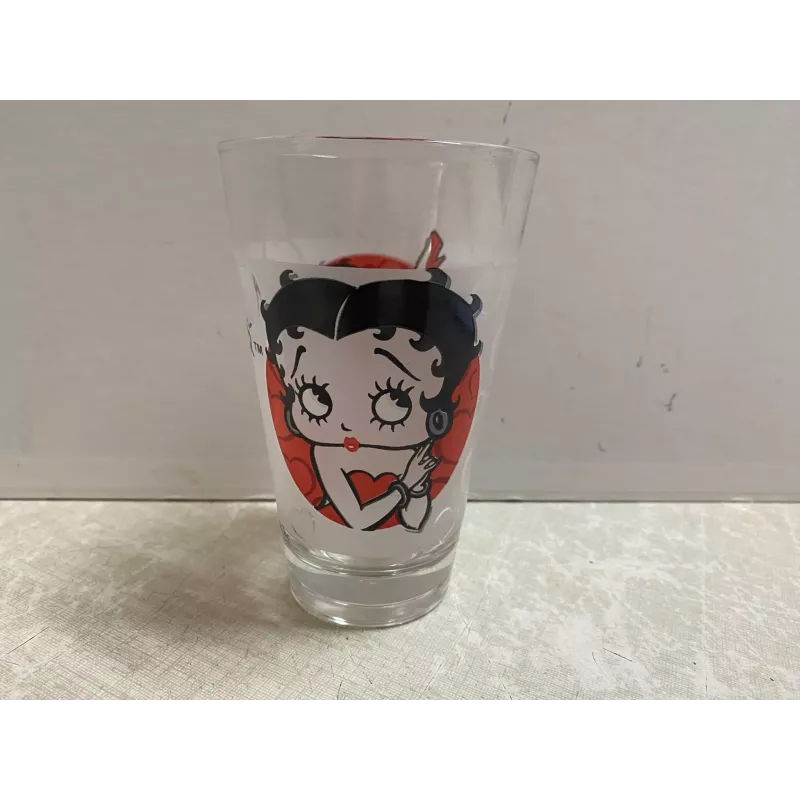 1 VERRE  BETTY BOOP  HT 12.70CM ANNEE 2006