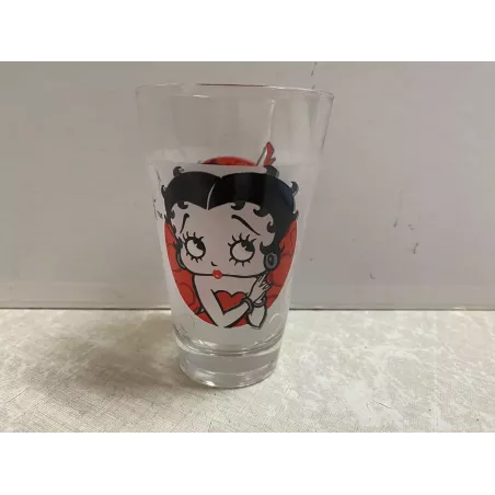 1 VERRE  BETTY BOOP  HT 12.70CM ANNEE 2006