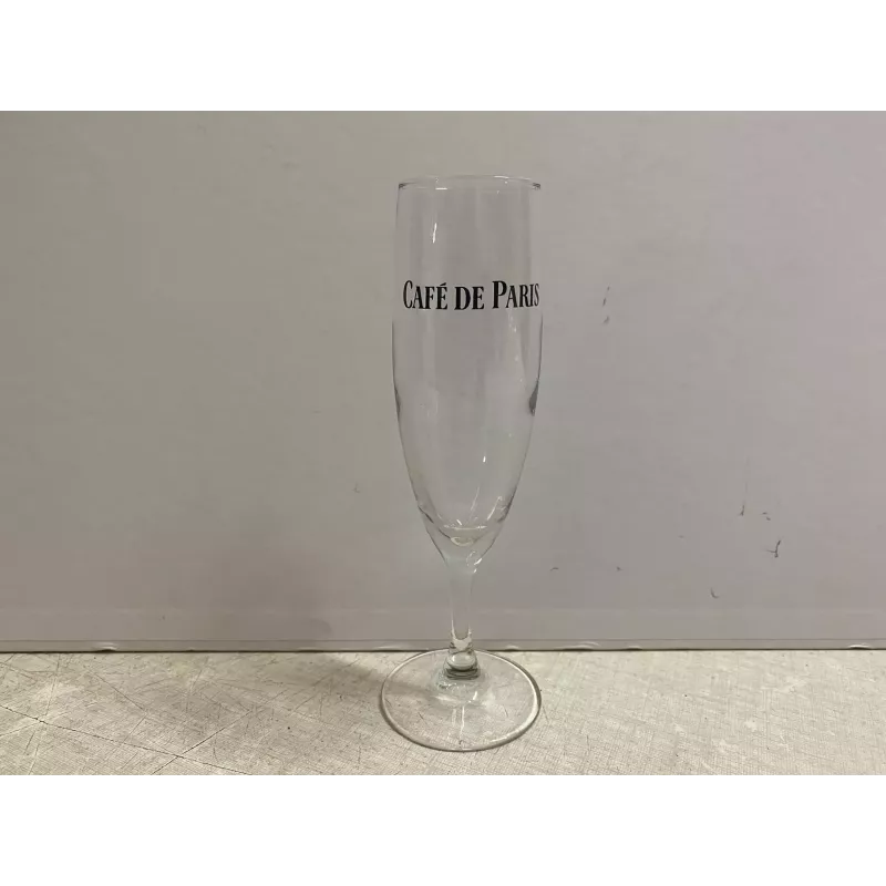 6 FLUTES CAFE DE PARIS  12CL HT 17.50CM