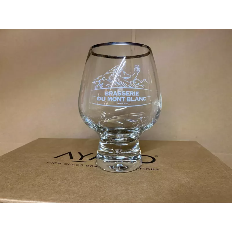6 VERRES BRASSERIE  DU MONT-BLANC 33/50CL