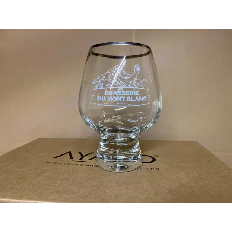 6 VERRES BRASSERIE  DU MONT-BLANC 33/50CL