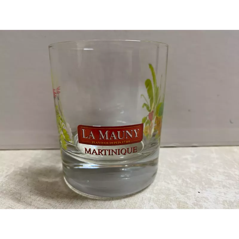 6 VERRES RHUM LA MAUNY HT 8.40CM