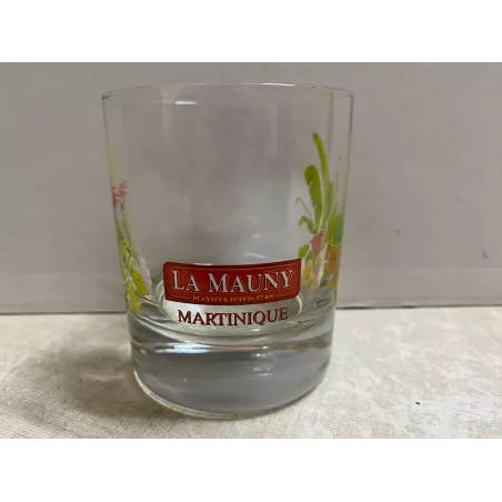 6 VERRES RHUM LA MAUNY HT 8.40CM