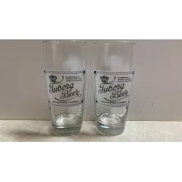 2 VERRES TUBORG  50CL HT.17.50CM