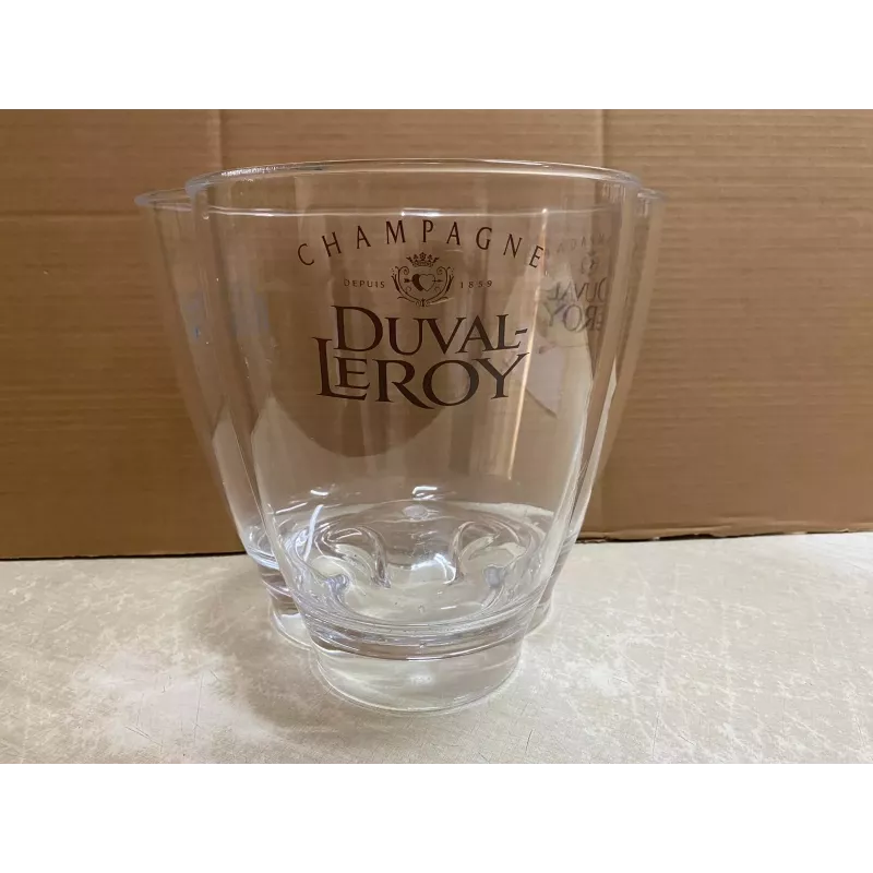 VASQUE CHAMPAGNE  DUVAL LEROY  POUR 3 BOUTEILLES HT 25.50CM