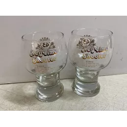 2 VERRES  LIQUEUR 43   20CL HT 11.50CM