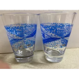 2 VERRES ERISTOFF COLLECTOR   25CL HT 11.50CM