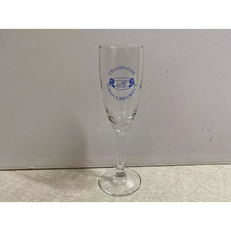 6 FLUTES  CHAMPAGNE  GILBERT LHEUREUX 10CL HT 17CM