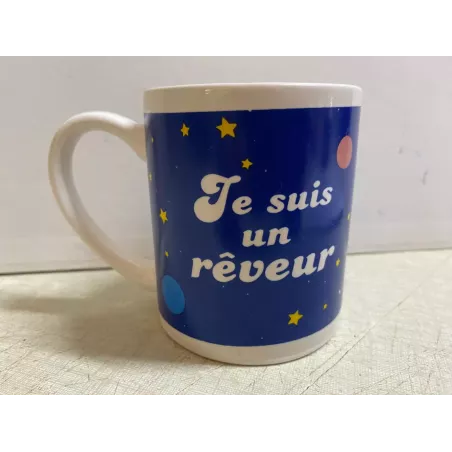 MUG MICKEY  JE SUIS UN REVEUR  HT 8.50CM