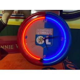 PENDULE OLYMIQUE  LYONNAIS  DIAMETRE 30CM