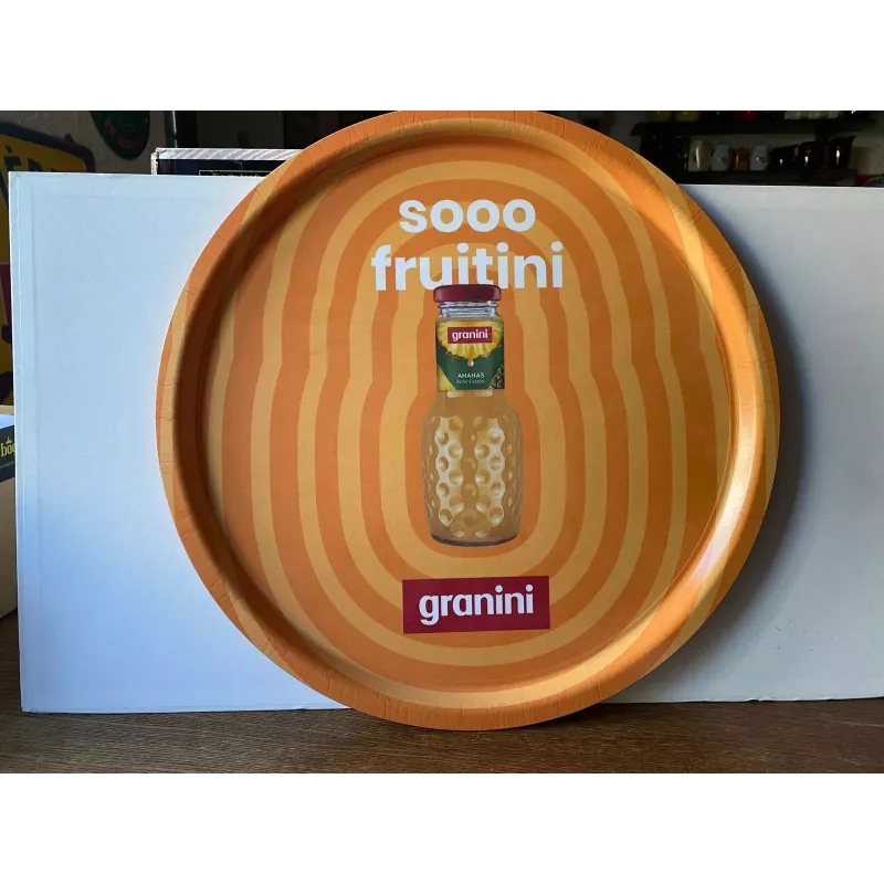 PLATEAU GRANINI  EN RESINE  DIAMETRE 40CM