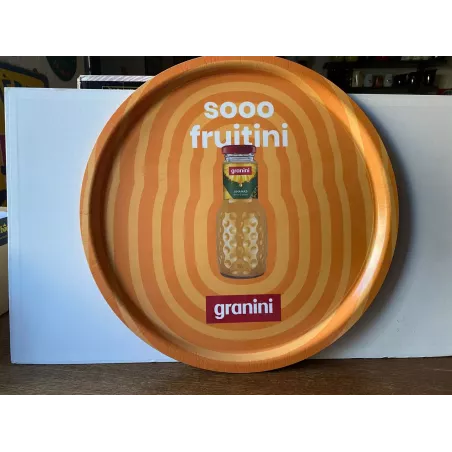 PLATEAU GRANINI  EN RESINE  DIAMETRE 40CM