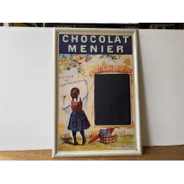 TOLE CHOCOLAT  MENIER  40CM X27CM  ANNEE 2006